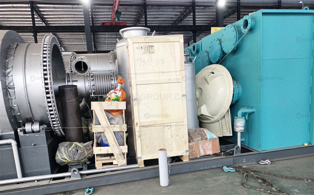 日本BLJ-3廢輪胎煉油設備發(fā)貨