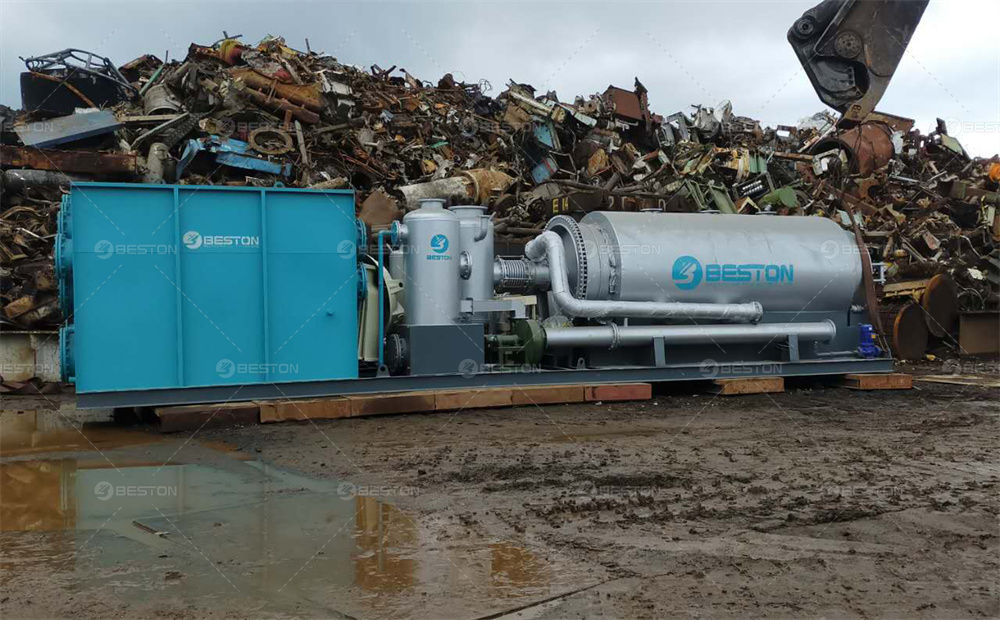 日本BLJ-3廢輪胎煉油設備安裝